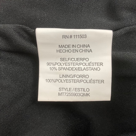 NWT Meraki Gold Black Velvet Wrap Top size M - Picture 2 of 16